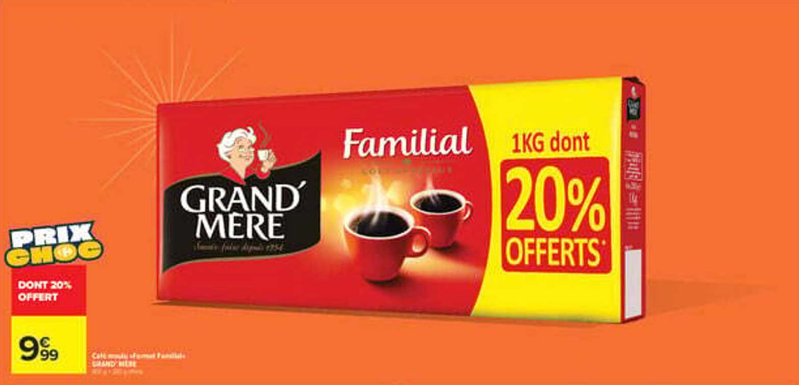 GRAND'MERE Familial 1KG dont 20% OFFERTS