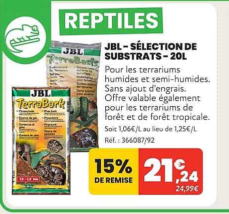 JBL - SÉLECTION DE SUBSTRATS -20L
