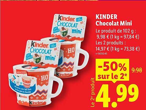 KINDER Chocolat Mini