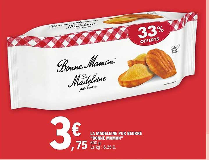 LA MADELEINE PUR BEURRE “BONNE MAMAN”