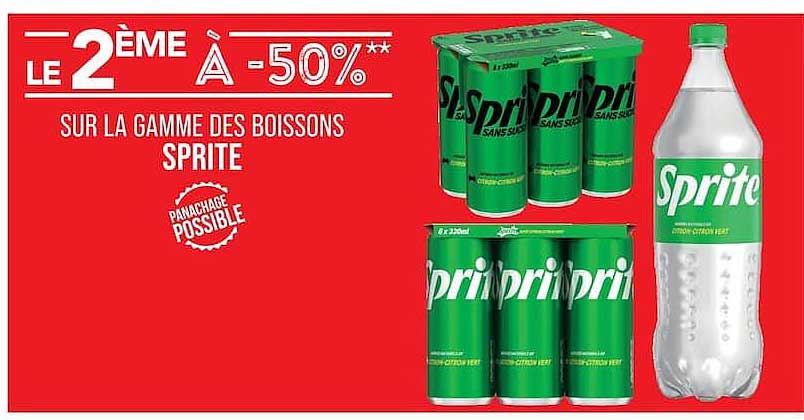 LE 2ÈME À -50%**
