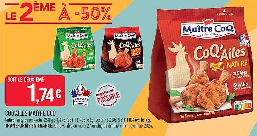 LE 2ÈME À -50%
