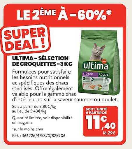 LE 2EME À -60%*