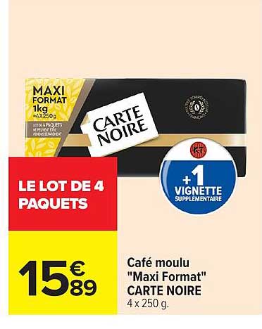 LE LOT DE 4 PAIQUETS