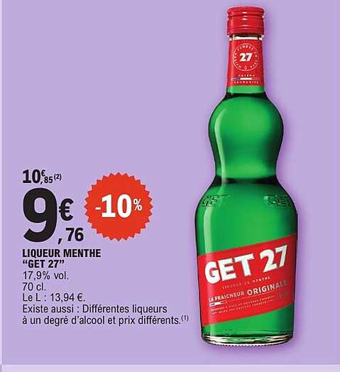 LIQUEUR MENTHE "GET 27"