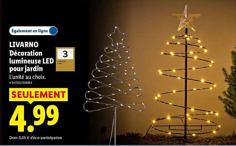 LIVARNO Décoration lumineuse LED pour jardin