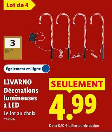 LIVARNO Décorations lumineuses à LED