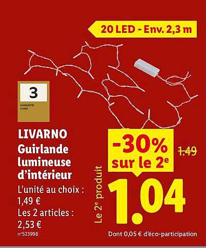 LIVARNO Guirlande lumineuse d’intérieur