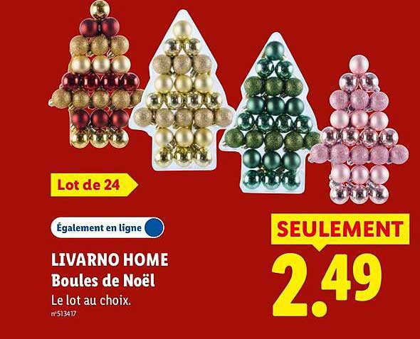 LIVARNO HOME Boules de Noël