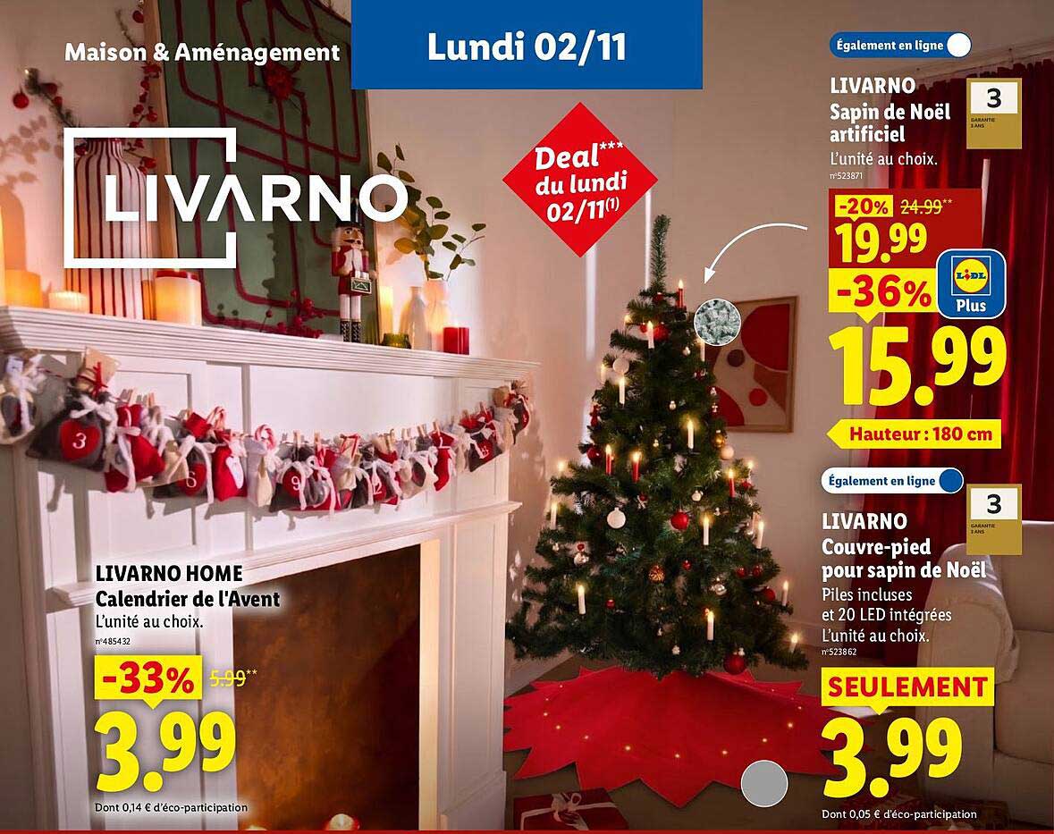 LIVARNO HOME Calendrier de l'Avent