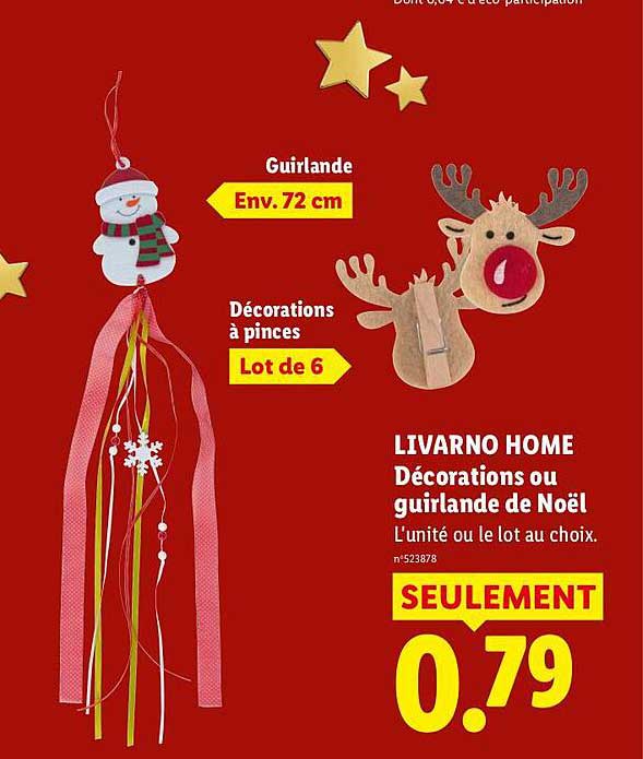 LIVARNO HOME Décorations ou guirlande de Noël