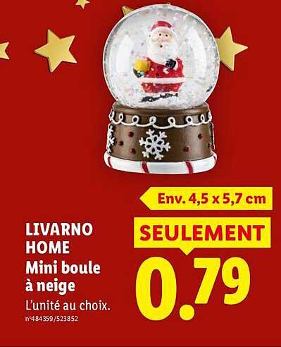 LIVARNO HOME Mini boule à neige