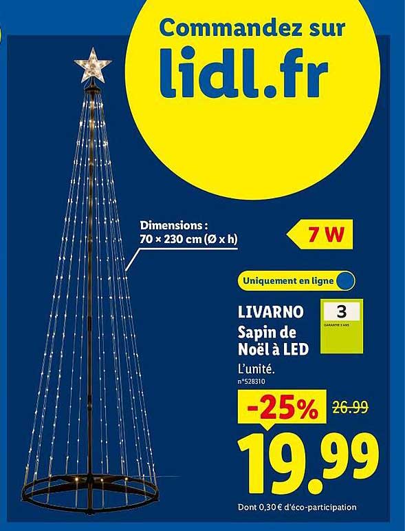 LIVARNO Sapin de Noël à LED