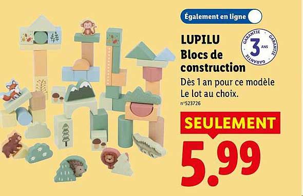 LUPILU Blocs de construction