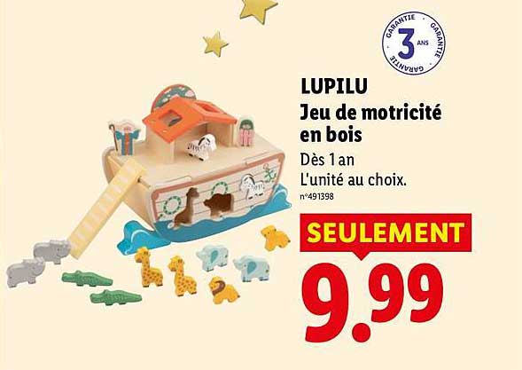 LUPILU Jeu de motricité en bois