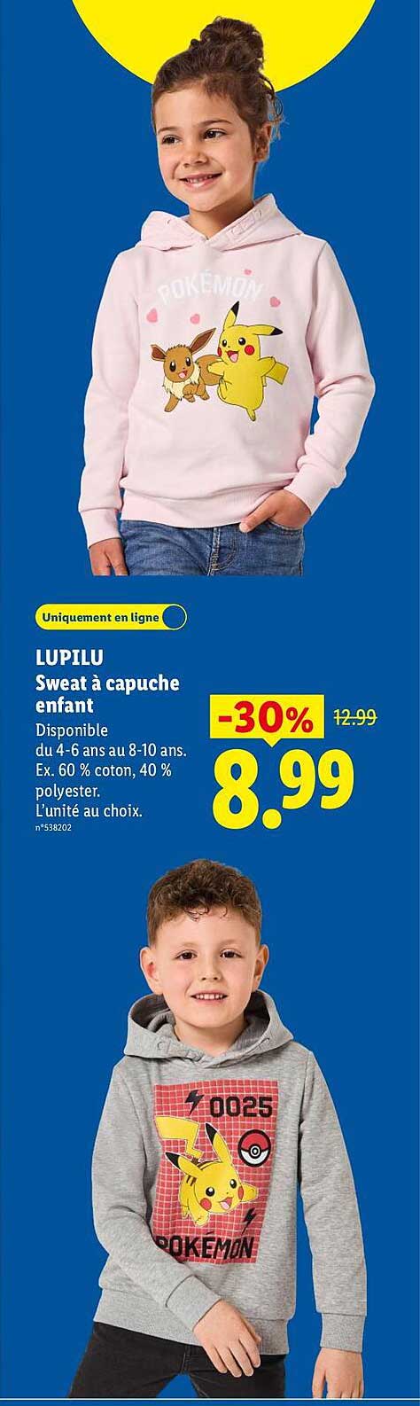 LUPILU Sweat à capuche enfant