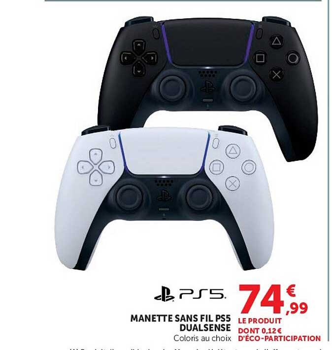 MANETTE SANS FIL PS5 DUALSENSE