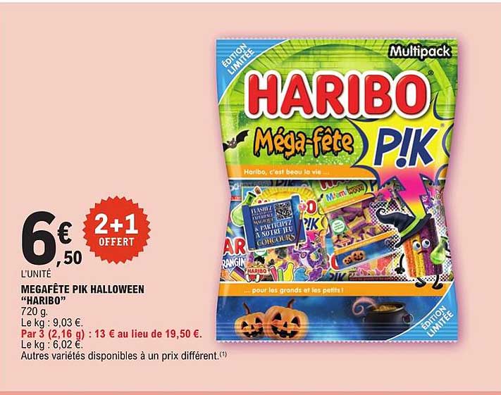 MEGAFÊTE PIK HALLOWEEN “HARIBO”
