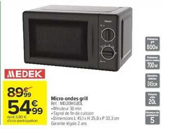 Micro-ondes grill