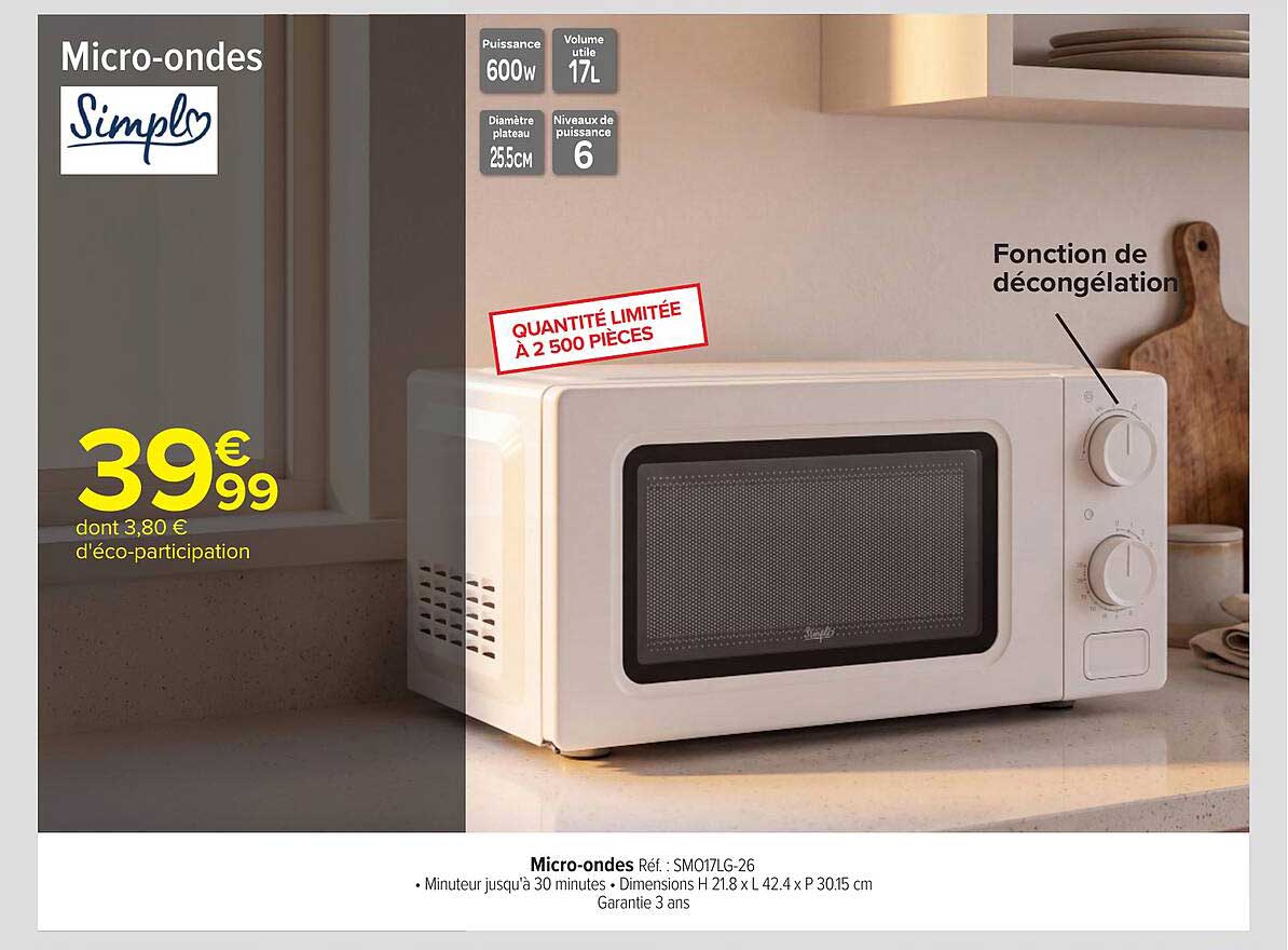 Micro-ondes Simply