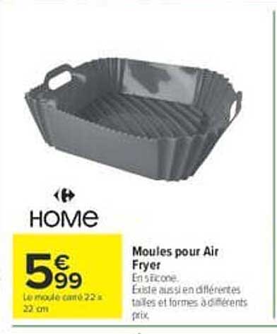 Moules pour Air Fryer