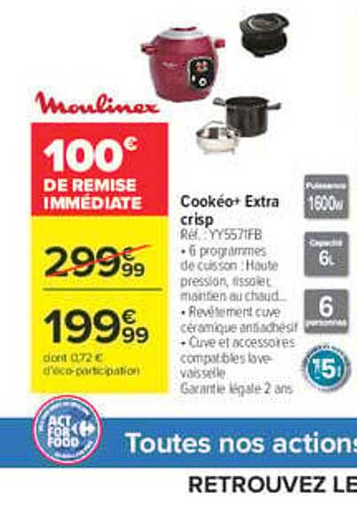 Moulinex Cookeo+ Extra crisp