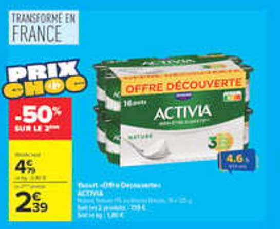 OFFRE DÉCOUVERTE ACTIVA