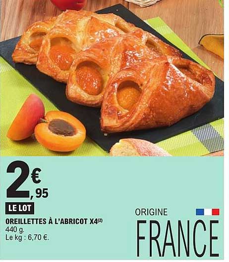 OREILLETTES À L'ABRICOT X4(2)