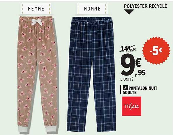 PANTALON NUIT ADULTE