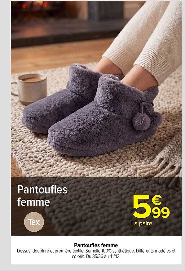 Pantoufles femme