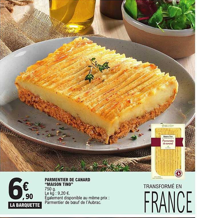 PARMENTIER DE CANARD “MAISON TINO”
