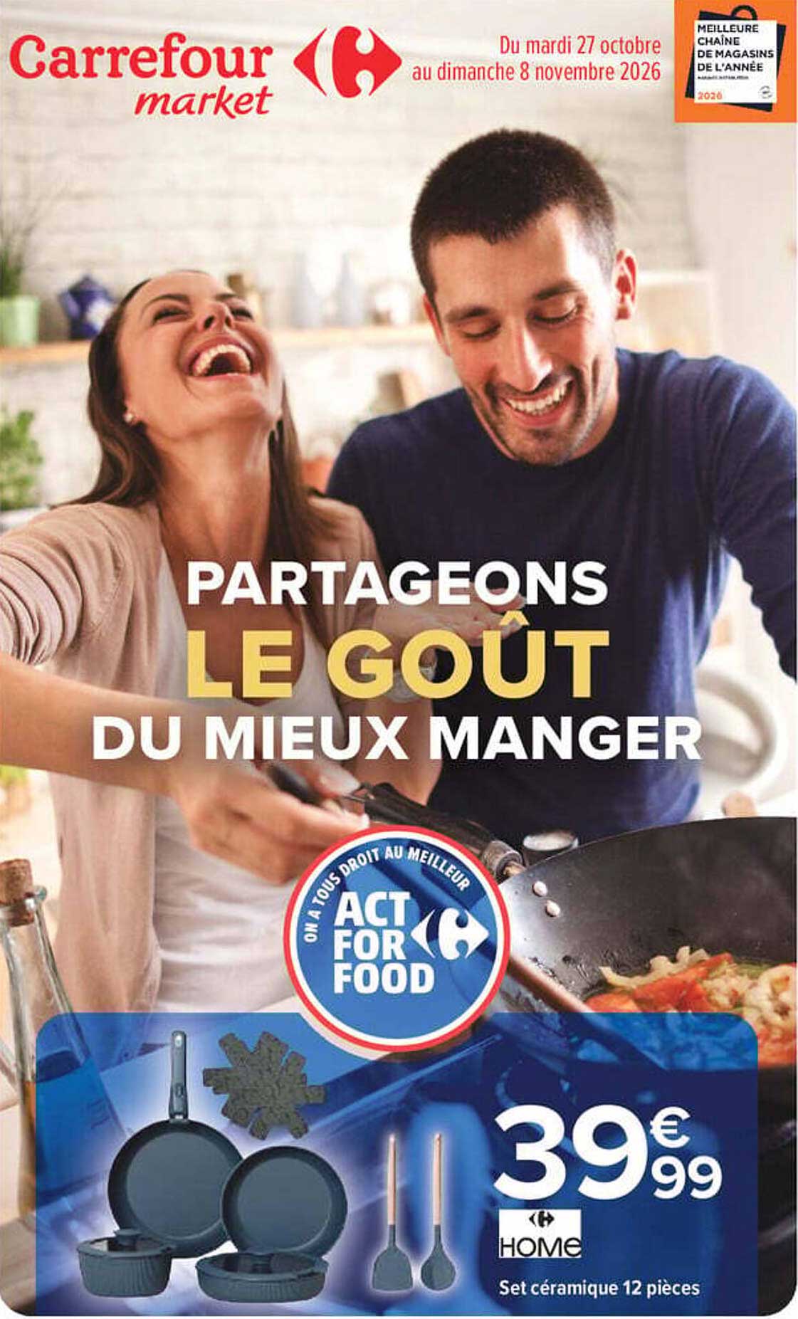 PARTAGEONS LE GOÛT DU MIEUX MANGER