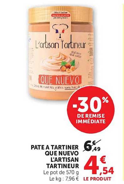 PATE A TARTINER QUE NUEVO L'ARTISAN TARTINEUR