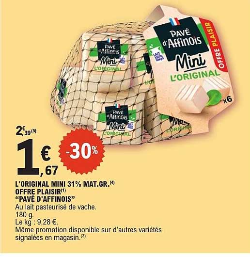 PAVÉ d’Affinois Mini L’ORIGINAL