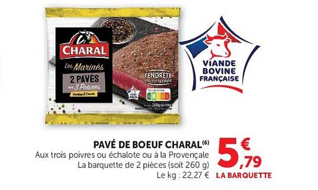 PAVÉ DE BOEUF CHARAL