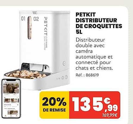 PETKIT DISTRIBUTEUR DE CROQUETTES 5L