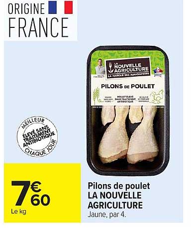 Pilons de poulet LA NOUVELLE AGRICULTURE