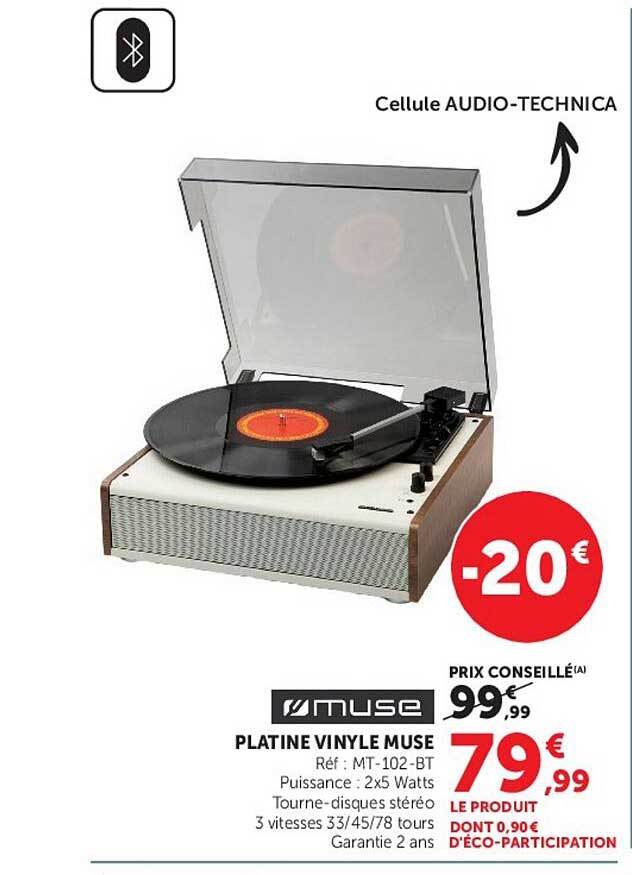 PLATINE VINYLE MUSE