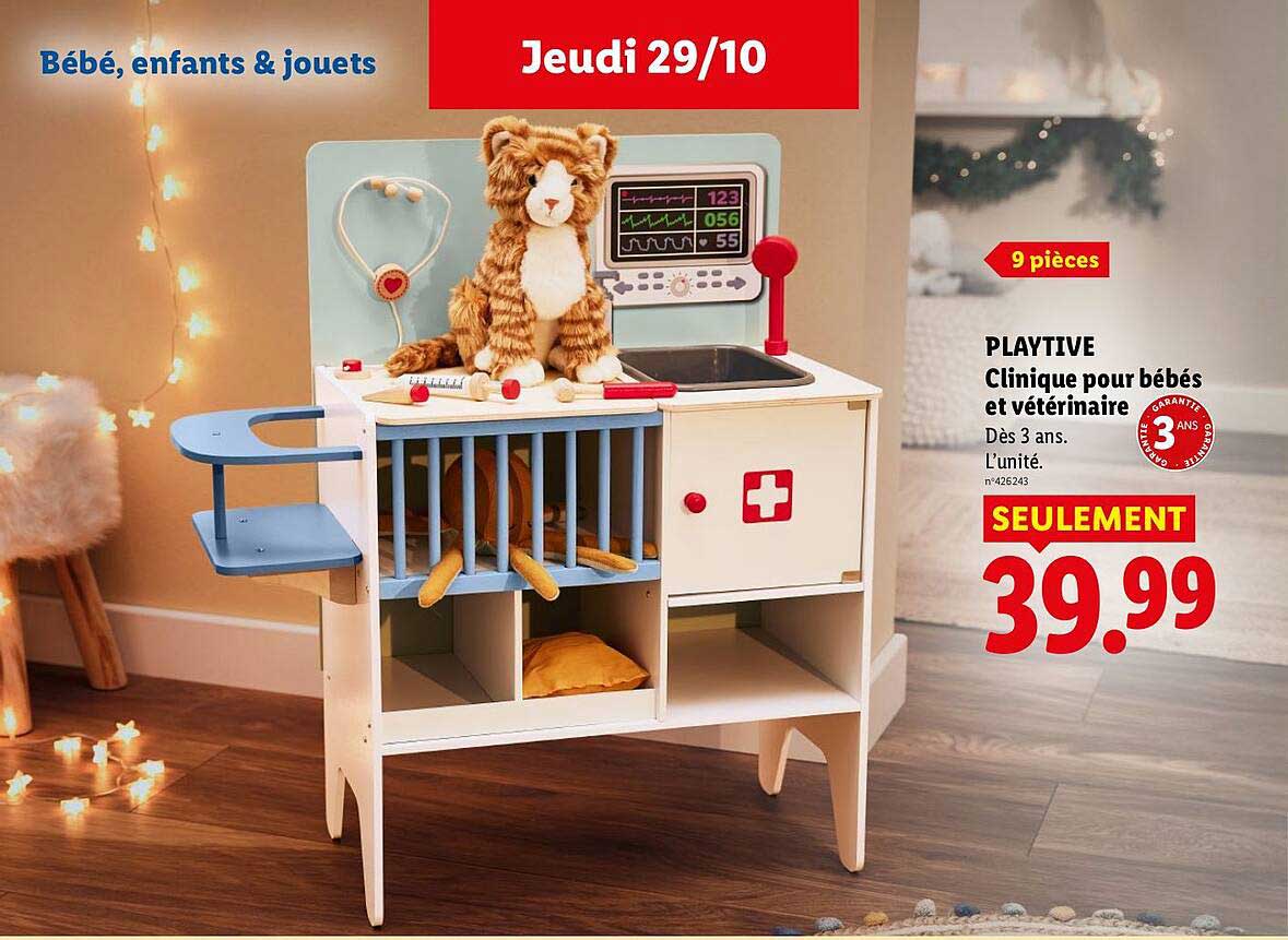 PLAYTIVE Clinique pour bébés et vétérinaire
