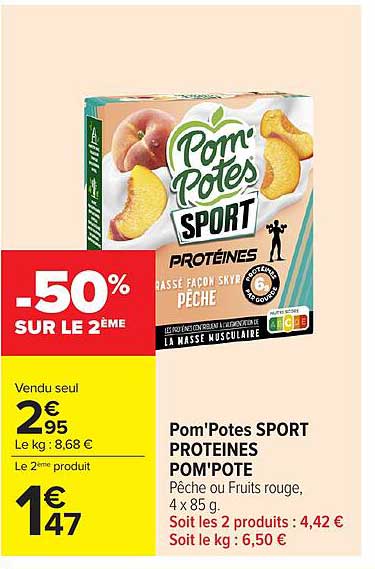 Pom'Potes SPORT PROTEINES POM'POTE