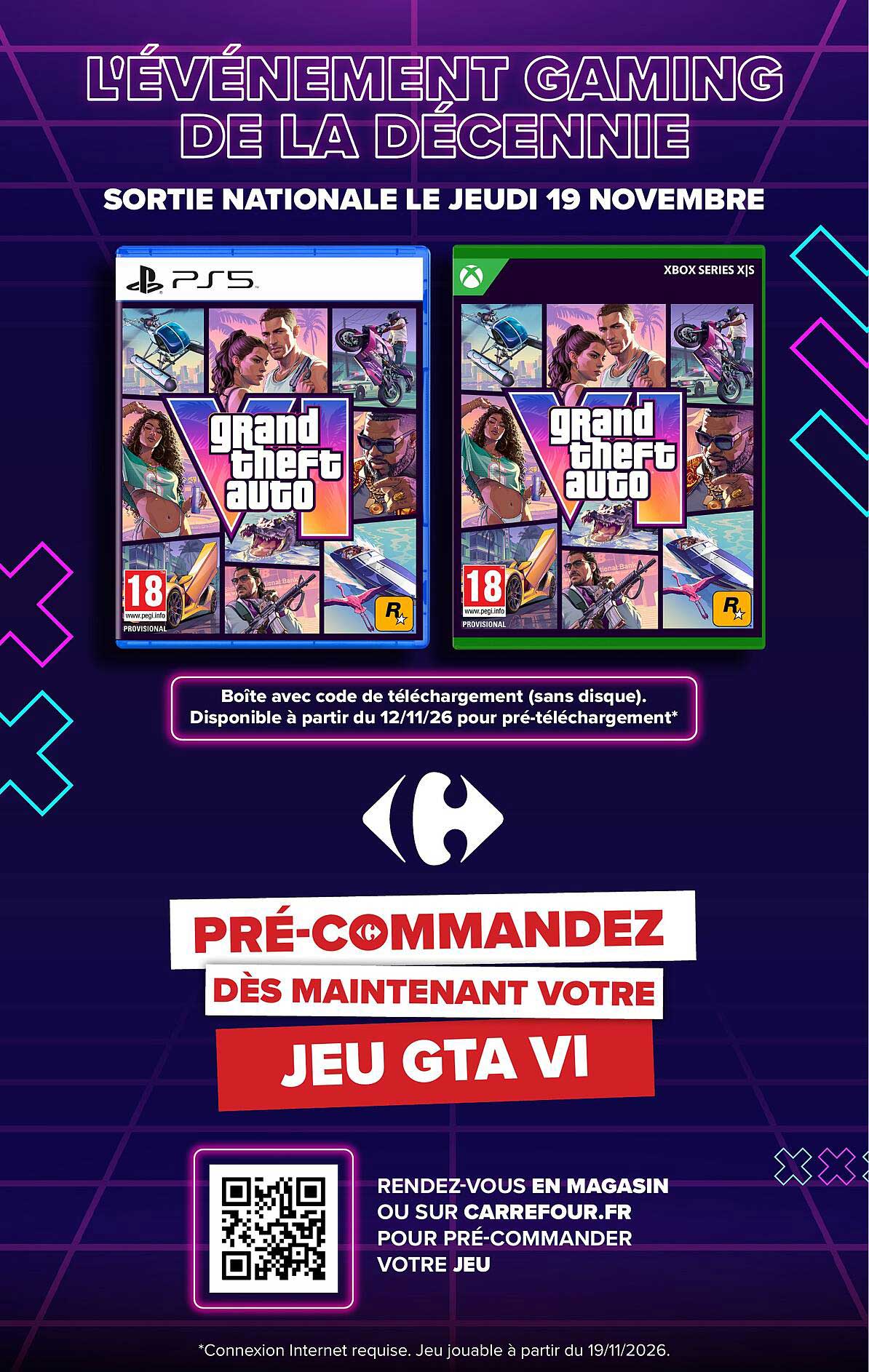 PRÉ-COMMANDEZ DÈS MAINTENANT VOTRE JEU GTA VI