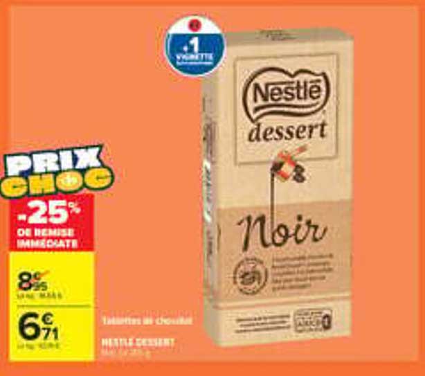 PRIX CHOC -25% DE REMISE IMMÉDIATE