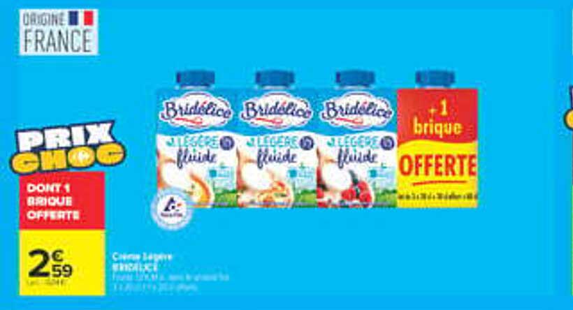 PRIX CHOC DONT 1 BRIQUE OFFERTE