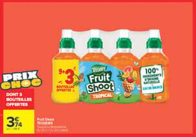 PRIX CHOC DONT 3 BOUTEILLES OFFERTE