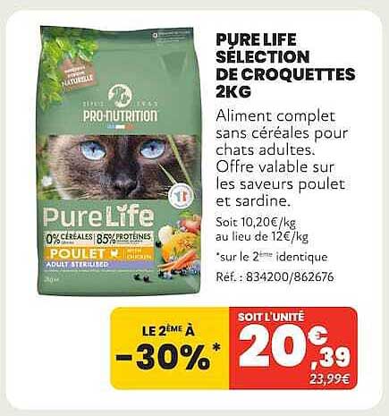 PURE LIFE SELECTION DE CROQUETTES 2KG