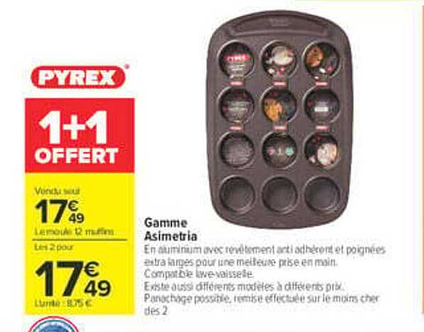 PYREX 1+1 OFFERT