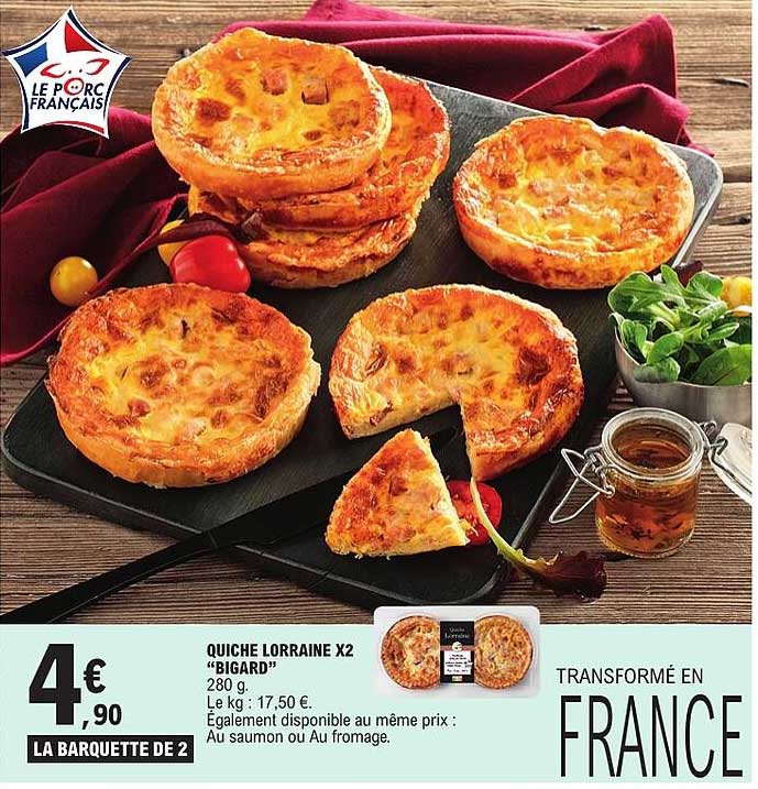 QUICHE LORRAINE X2 “BIGARD”