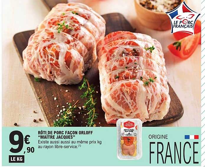 RÔTI DE PORC FAÇON ORLOFF “MAÎTRE JACQUES”