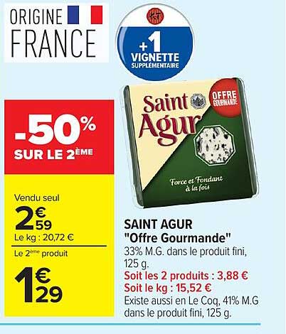SAINT AGUR "Offre Gourmande"