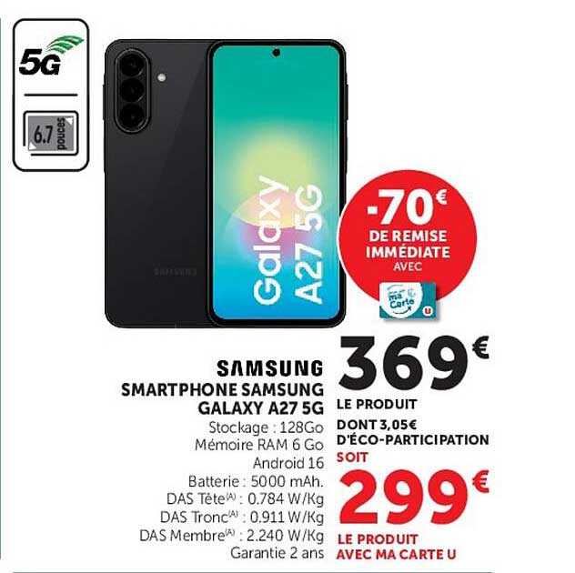 SAMSUNG SMARTPHONE SAMSUNG GALAXY A27 5G
